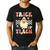 Groovy Teacher Halloween Retro Trick Or Teach Floral Ghost Men's Casual T-Shirt Black Groovy Teacher Halloween Retro Trick Or Teach Floral Ghost Men's Casual T-Shirt Black