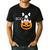 The Halloween Boston Terrier Men's Casual T-Shirt Black