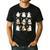Halloween Ghost Playing Musical Instruments Music Teacher Men's Casual T-Shirt Black Halloween Ghost Playing Musical Instruments Music Teacher Men's Casual T-Shirt Black