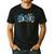 Hanukkah Leopard Plaid Teacher Chanukah Jewish Women Men Men's Casual T-Shirt Black