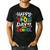 Happy 100th Day Of School 100 Days Of School Teacher Student Men's Casual T-Shirt Black