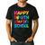 Happy 100th Day Of School Teacher Student 100 Days Tie Dye Men Women Kids Men's Casual T-Shirt Black Happy 100th Day Of School Teacher Student 100 Days Tie Dye Men Women Kids Men's Casual T-Shirt Black