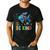Happy First Day Of School Fish Rainbows Teacher Be Kind Men's Casual T-Shirt Black