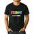 Happy Friyay Teacher School Friday Weekend Vibes Men's Casual T-Shirt Black Happy Friyay Teacher School Friday Weekend Vibes Men's Casual T-Shirt Black