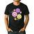 Happy To See Your Face Teacher Flower Back To School Men's Casual T-Shirt Black Happy To See Your Face Teacher Flower Back To School Men's Casual T-Shirt Black