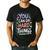 You Can Do Hard Things Test Day Teacher Kids Men's Casual T-Shirt Black