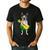 Hawaiian Boston Terrier Dog Pineapple Ukulele Summer For Men Women Girls Kids Men's Casual T-Shirt Black