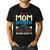 I'm Mom Grandma And A Retired Teacher Nothing Scares Me Men Women Men's Casual T-Shirt Black