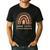Infant Teacher Leopard Boho Rainbow Appreciation Men's Casual T-Shirt Black