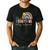 It's A Beautiful Day To Learn Cute Rainbow Boho Teacher Men's Casual T-Shirt Black