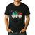 It's Fine We'Re Fine Gnome Pre-K Teacher Christmas Light For Men Women Men's Casual T-Shirt Black