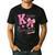 K Is For Kindergarten Teacher Coquette Bow Back To School Men's Casual T-Shirt Black K Is For Kindergarten Teacher Coquette Bow Back To School Men's Casual T-Shirt Black