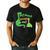 Kids My Nonna Loves Me Dinosaur Grandson Men's Casual T-Shirt Black