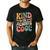 Kind Is Always Cool Teacher Graphic Tees Choose Kindness Men's Casual T-Shirt Black