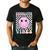 Kindergarten Vibes First Day Of School Kindergarten Teacher Men's Casual T-Shirt Black Kindergarten Vibes First Day Of School Kindergarten Teacher Men's Casual T-Shirt Black