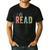Let's Read Book Nerd Reading Book Lover Librarian Teacher Men's Casual T-Shirt Black