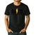 Lightning Pencil Rock'n Roll ABCD Teacher Back To School Kid Men's Casual T-Shirt Black