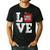 LOVE Kindergarten Teacher Student School Apple Men's Casual T-Shirt Black