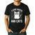 Math And Cats Apparel For Teachers Students Cat Lovers Men's Casual T-Shirt Black Math And Cats Apparel For Teachers Students Cat Lovers Men's Casual T-Shirt Black