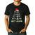 Math Equation Merry X-Mas Math Teacher Christmas Humor Men Women Kids Men's Casual T-Shirt Black