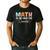 Math The Only Subject That Counts Cute Teacher Educator Men's Casual T-Shirt Black