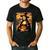 Mona Lisa Pumpkin Halloween Art Teacher Witchy Women Kids Men's Casual T-Shirt Black