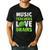 Music Teachers Love Brains Cute Teaching Halloween Men's Casual T-Shirt Black