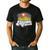 Myrtle Beach South Carolina Retro 70s Vintage Vacation Men's Casual T-Shirt Black