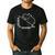 Nerdy Hippotenuse Hypotenuse Hippopotamus Math Teacher Men's Casual T-Shirt Black