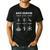 Nerdy Vintage Wave Behavior Physics Science Teacher Geek Men Women Girls Kids Men's Casual T-Shirt Black