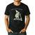 Off To Teach English Scooter Frog ESL Teacher Literature Men's Casual T-Shirt Black