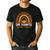 One Thankful Science Teacher Rainbow Boho Fall Thanksgiving Men's Casual T-Shirt Black One Thankful Science Teacher Rainbow Boho Fall Thanksgiving Men's Casual T-Shirt Black