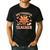 One Thankful Teacher Thanksgiving Retro Groovy Fall Teachers Men's Casual T-Shirt Black