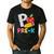 P Is For Pre-K Teacher Pencil Apple Back To School Men's Casual T-Shirt Black P Is For Pre-K Teacher Pencil Apple Back To School Men's Casual T-Shirt Black