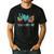 Peace Love Art Painting Palette Art Teacher Men's Casual T-Shirt Black Peace Love Art Painting Palette Art Teacher Men's Casual T-Shirt Black