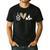 Peace Love Boston Terrier Boston Terrier Lover Dog Mom Men's Casual T-Shirt Black