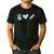 Peace Love Learn Tie Dye Teacher Kids 100th Days Of School Men's Casual T-Shirt Black