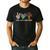 Peace Love Montessori Daycare Teacher Appreciation Men's Casual T-Shirt Black