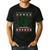 Pi Tree Christmas Math Teacher Ugly Sweater Men Women Kids Men's Casual T-Shirt Black