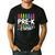 Pre-K Crew Teacher Team Squad Hello Back School Graduation Men's Casual T-Shirt Black Pre-K Crew Teacher Team Squad Hello Back School Graduation Men's Casual T-Shirt Black