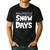 Proud Supporter Of Snow Days Teacher Christmas Men Women Men's Casual T-Shirt Black