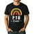 PTO Crew Parent School Volunteer Board Mom Parent Teacher Men's Casual T-Shirt Black