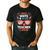 Red & Blue Teacher Crew Shirt 4th Of July Sunglasses Men's Casual T-Shirt Black