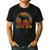 Retro Boston Terrier Mom Dog Mother Pet Bostie Mama Men's Casual T-Shirt Black