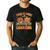 Retro Fall In Love With Learning Autumn Pumpkin Teachers Men's Casual T-Shirt Black Retro Fall In Love With Learning Autumn Pumpkin Teachers Men's Casual T-Shirt Black