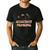 Retro Floral Assistant Principal Shirt For Teachers Day Men's Casual T-Shirt Black
