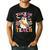 Retro Floral Ghost Trick Or Teach Groovy Teacher Halloween Men's Casual T-Shirt Black