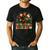 Retro Instructional Assistant Wildflowers Teacher Aide Men's Casual T-Shirt Black Retro Instructional Assistant Wildflowers Teacher Aide Men's Casual T-Shirt Black