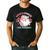 Retro Pink Christmas Santa's Favorite Art Teacher Artist Men's Casual T-Shirt Black