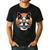 Retro Sunset Sunglasses Boston Terrier Boston Bull Bostie Men's Casual T-Shirt Black